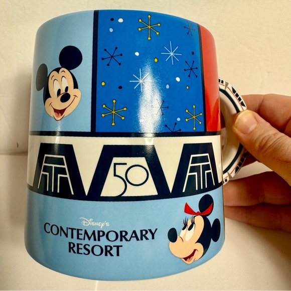 NWT. Contemporary Resort Coffee Mug. Disney WDW 50th Celebration ceramic - Picture 2 of 9